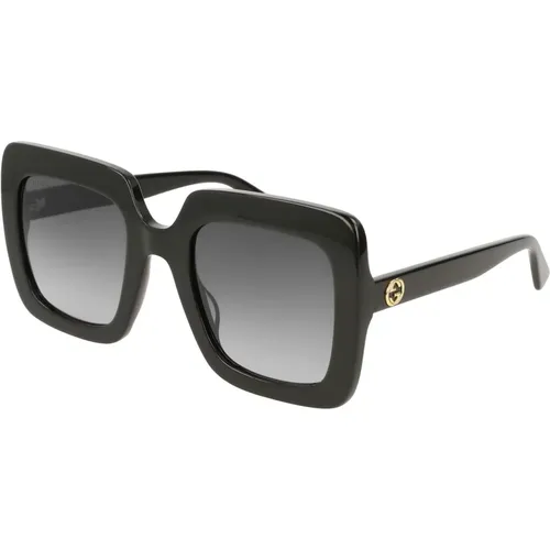 Sonnenbrille Gg0328S 001 schwarz schwarz grau - Gucci - Modalova