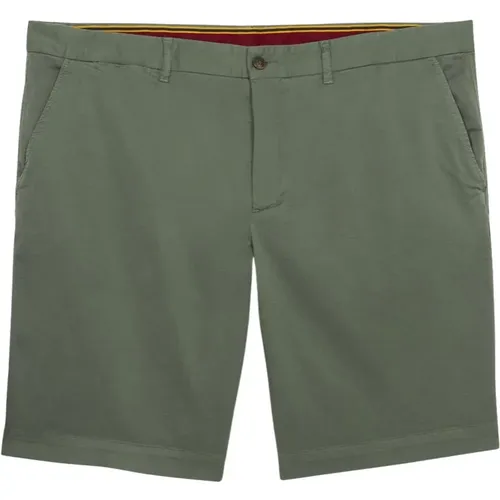 Militärische Baumwoll-Chino-Shorts , Herren, Größe: W32 - Brooks Brothers - Modalova