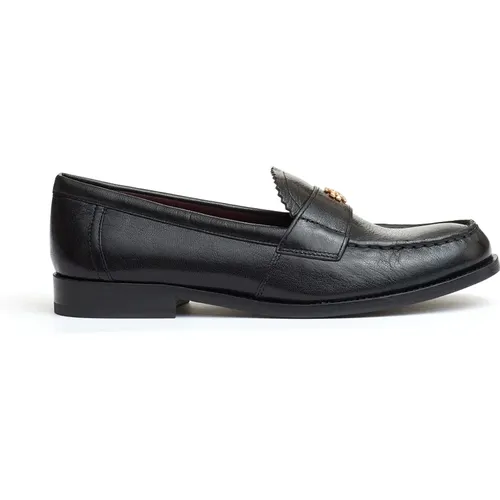 Leather Loafer Shoes , female, Sizes: 4 1/2 UK, 5 UK, 6 UK, 7 UK, 5 1/2 UK - TORY BURCH - Modalova