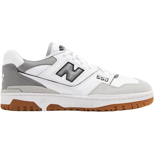 Grau Weiße Sneakers , Herren, Größe: 44 EU - New Balance - Modalova