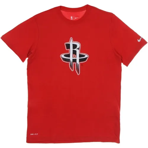 Essential Chrome Houroc NBA T-Shirt , Herren, Größe: L - Nike - Modalova