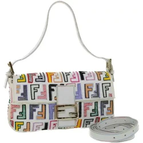 Pre-owned Canvas fendi-bags , female, Sizes: ONE SIZE - Fendi Vintage - Modalova