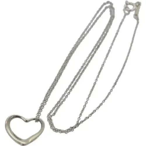 Pre-owned Silver necklaces , female, Sizes: ONE SIZE - Tiffany & Co. Pre-owned - Modalova