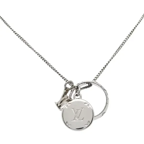 Pre-owned Metal necklaces , female, Sizes: ONE SIZE - Louis Vuitton Vintage - Modalova