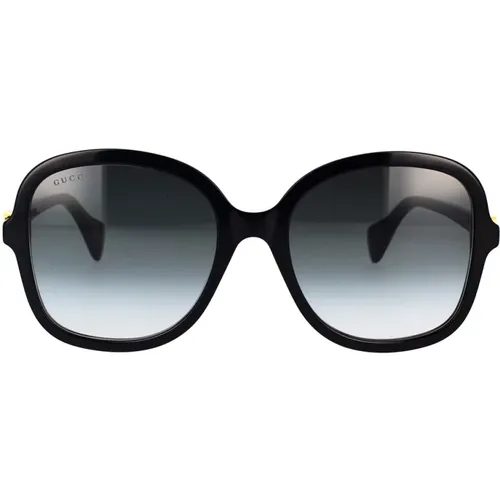Oversized Quadratische Sonnenbrille , Damen, Größe: 56 MM - Gucci - Modalova