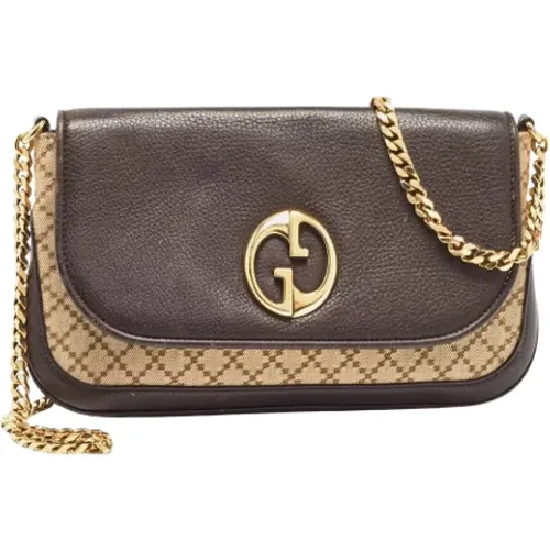 Pre-owned Leather gucci-bags , female, Sizes: ONE SIZE - Gucci Vintage - Modalova