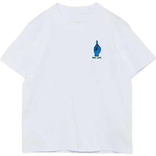 Weiße One Love T-shirt Sacai - Sacai - Modalova