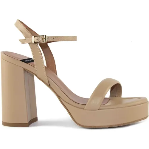 Elegant High Heel Sandals , female, Sizes: 6 UK, 5 UK, 2 UK - Angel Alarcon - Modalova