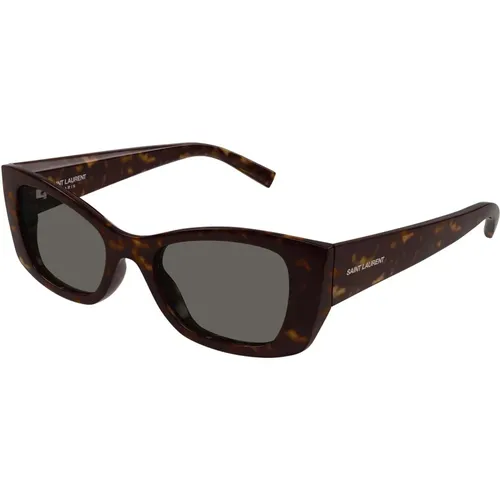 Elevate Your Style with SL 593 Sunglasses , female, Sizes: 52 MM - Saint Laurent - Modalova