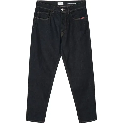 Blaue Denim Jeans , Herren, Größe: W32 - Amish - Modalova