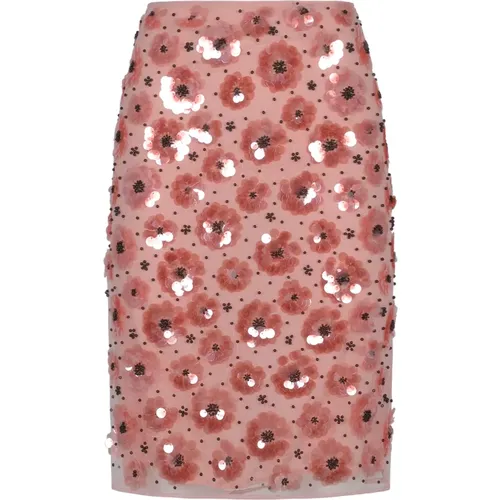 Flower Sequins Skirt , female, Sizes: XS - Rotate Birger Christensen - Modalova