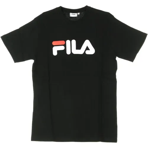 Schwarzes Herren T-Shirt , Herren, Größe: L - Fila - Modalova