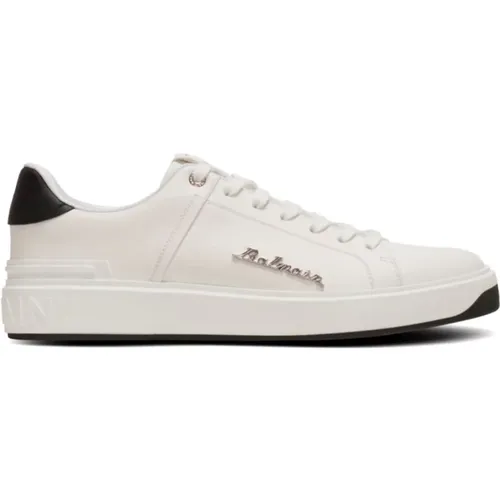 Schwarze Sneakers für Männer Aw24 , Herren, Größe: 43 EU - Balmain - Modalova