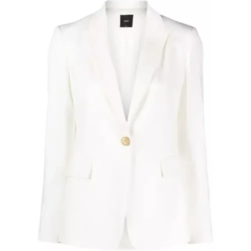Blazer Jacket with One-Button Closure , female, Sizes: XS - pinko - Modalova