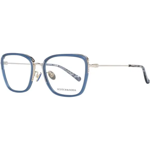 Blaue Eckige Optische Brillen für Frauen - Scotch & Soda - Modalova