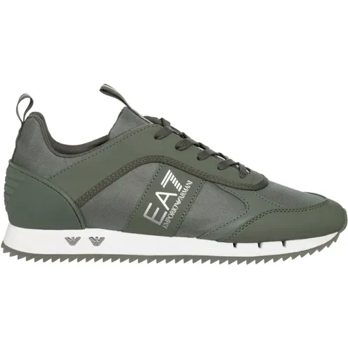 Sneakers , male, Sizes: 8 1/2 UK - Emporio Armani EA7 - Modalova