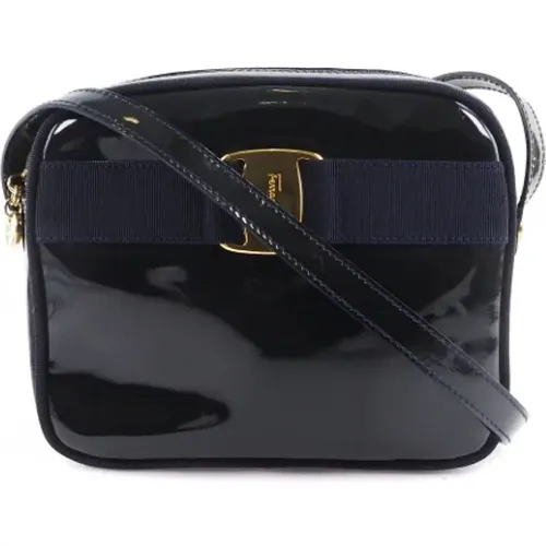 Pre-owned Leder Schultertasche , Damen, Größe: ONE Size - Salvatore Ferragamo Pre-owned - Modalova