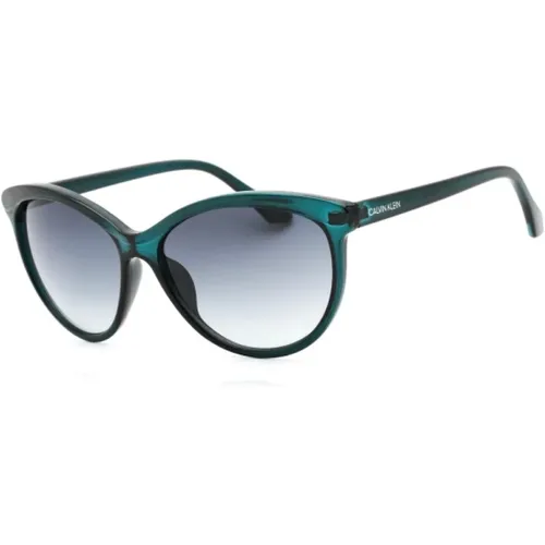 Blaue Kunststoff-Sonnenbrille Ck19534S-430 - Calvin Klein - Modalova