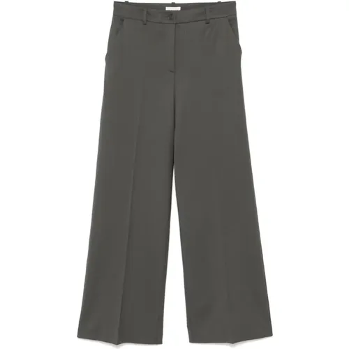 Tailored Wool Trousers Anthracite Grey , female, Sizes: L - P.a.r.o.s.h. - Modalova