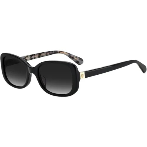 Schwarze Acetat-Sonnenbrille für Frauen - Kate Spade - Modalova