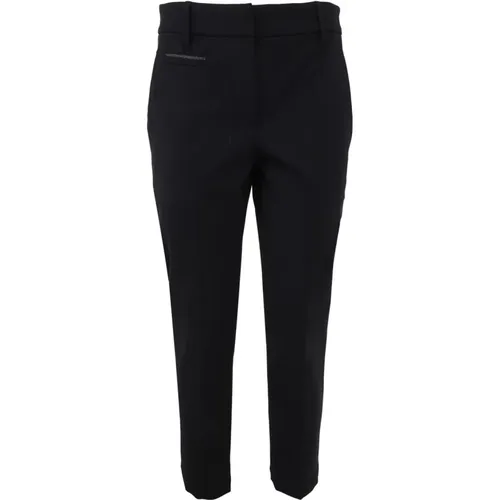 Sophisticated Slim-Fit Trousers , female, Sizes: 2XS - BRUNELLO CUCINELLI - Modalova