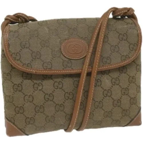 Pre-owned Canvas shoulder-bags , female, Sizes: ONE SIZE - Gucci Vintage - Modalova