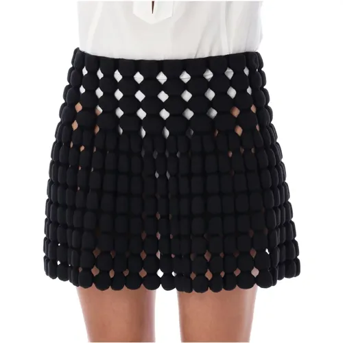Crochet Mini Skirt Aw24 , female, Sizes: XS - Alaïa - Modalova