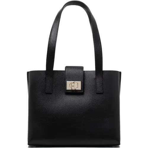 Schwarze Taschen für Frauen,Schwarze Ledertasche - Furla - Modalova
