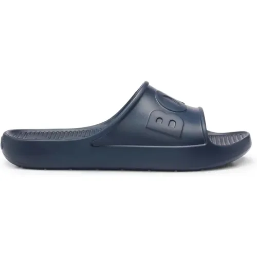 Blaue Slip-On Herren Hausschuhe , Herren, Größe: 39 EU - Hugo Boss - Modalova