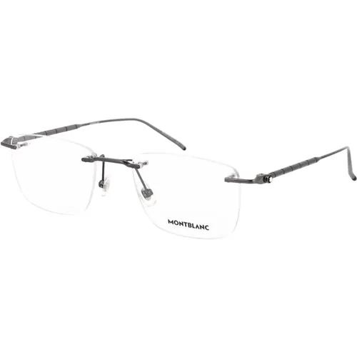 Stylish Optical Glasses Mb0215O , male, Sizes: 55 MM - Montblanc - Modalova