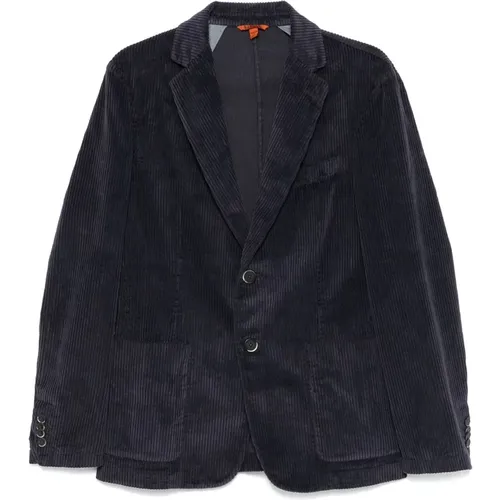 Navy Corduroy Blazer Jacket , male, Sizes: L - Barena Venezia - Modalova