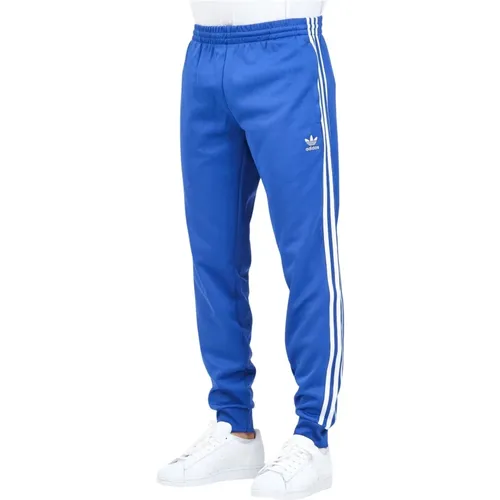 Klassische blaue Sporthose , Herren, Größe: XL - adidas Originals - Modalova