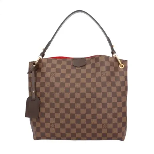 Pre-owned Canvas shoulder-bags , female, Sizes: ONE SIZE - Louis Vuitton Vintage - Modalova