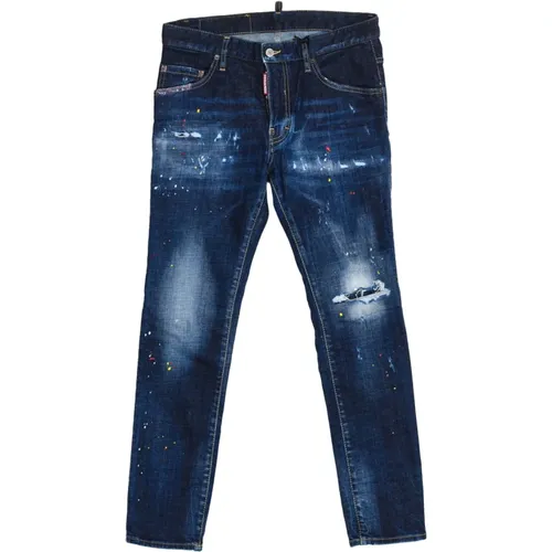 Straight Cut Long Pants , male, Sizes: S, 3XL - Dsquared2 - Modalova