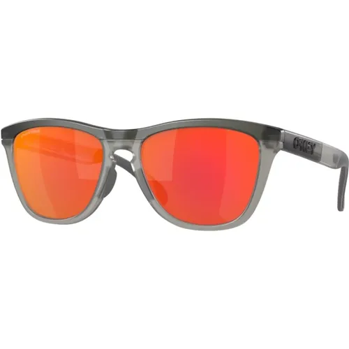 Sporty Polarized Sunglasses for Men , male, Sizes: 55 MM - Oakley - Modalova