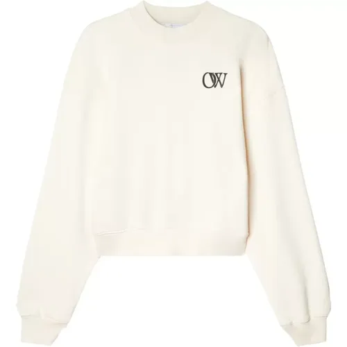 Off-White Sweaters , female, Sizes: XS - Off White - Modalova