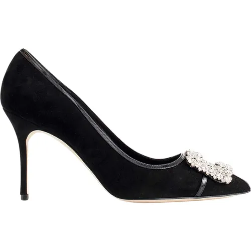 Tuberian Jewel Buckle Pumps , female, Sizes: 3 UK - Manolo Blahnik - Modalova