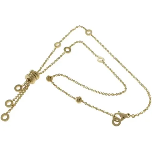 Pre-owned Gold necklaces , female, Sizes: ONE SIZE - Bvlgari Vintage - Modalova