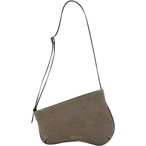 Canvas shoulder-bags , female, Sizes: ONE SIZE - Manu Atelier - Modalova