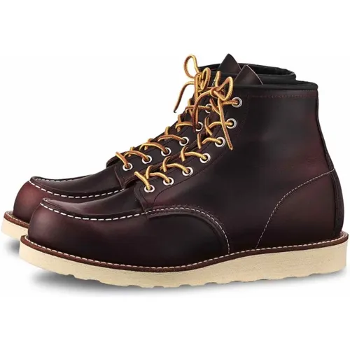 Klassischer Moc Toe Arbeitsstiefel , Herren, Größe: 42 EU - Red Wing Shoes - Modalova