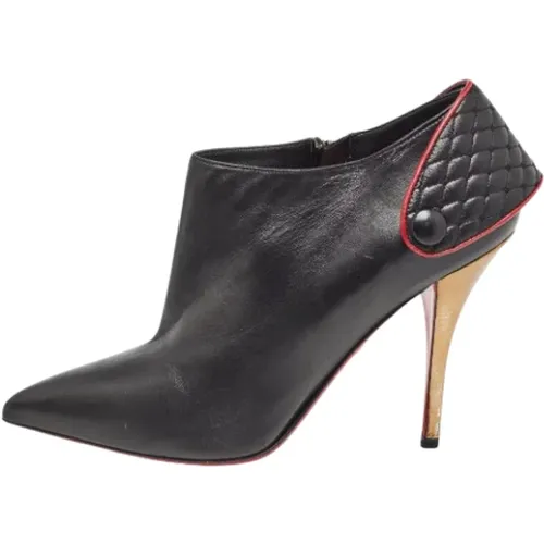 Pre-owned Leather boots , female, Sizes: 5 UK - Christian Louboutin Pre-owned - Modalova