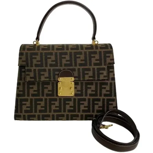 Pre-owned Canvas fendi-bags , female, Sizes: ONE SIZE - Fendi Vintage - Modalova