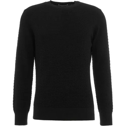 Crew Neck Langarm Pullover , Herren, Größe: XL - Kangra - Modalova