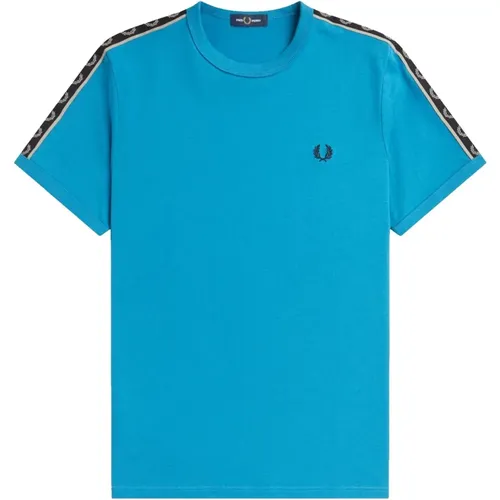 Retro Laurel Tape Ringer T-Shirt - Fred Perry - Modalova