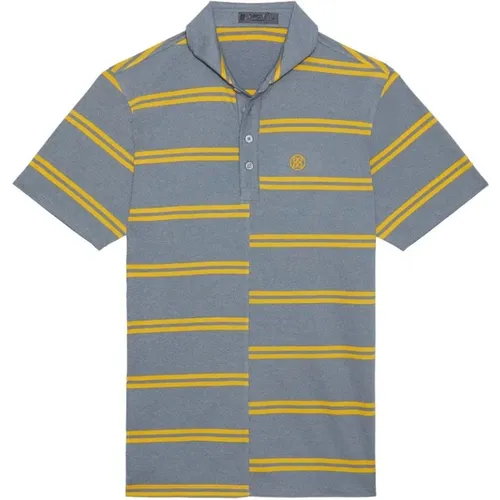 Offset Stripe Polo Shirt , Herren, Größe: S - G/Fore - Modalova