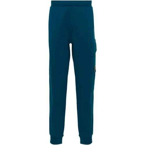 Diagonal Raised Fleece Cargo Sweatpants , male, Sizes: XS - C.P. Company - Modalova