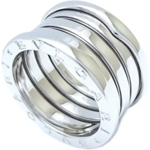 Pre-owned White Gold rings , female, Sizes: ONE SIZE - Bvlgari Vintage - Modalova