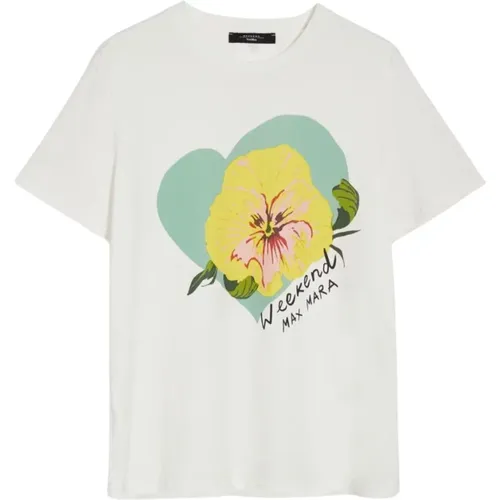 T-Shirts , female, Sizes: L, XS, M, S - Max Mara Weekend - Modalova