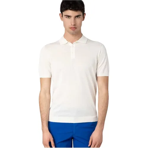 Frosted Polo Shirt , male, Sizes: M, 2XL - Drumohr - Modalova