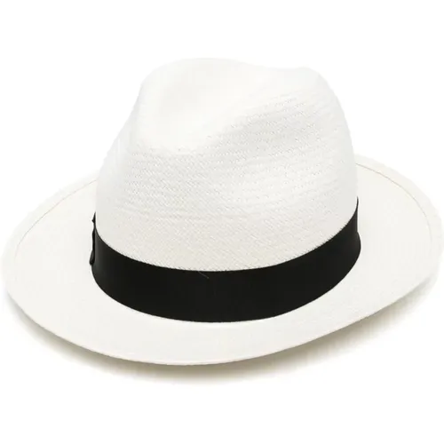 Straw Teardrop Hat , female, Sizes: L, M - Borsalino - Modalova